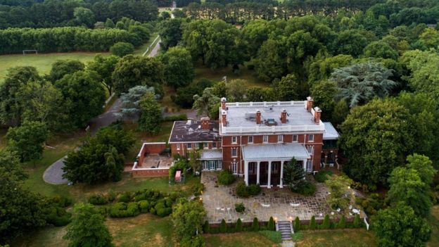 Mansión del gobierno ruso en el estado de Maryland.