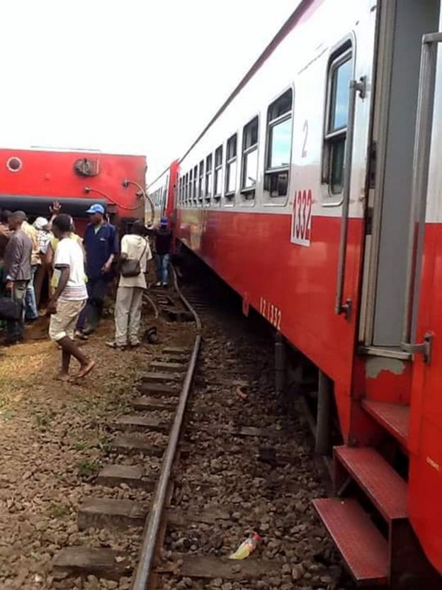 Tren accidentado en Camerún