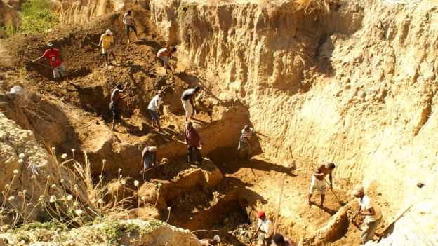 Escavação em Madagascar