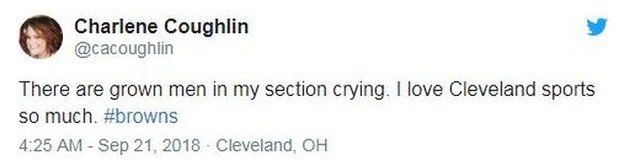 Cleveland fan on Twitter