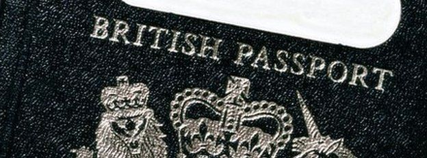 British Passport (old, blue version)