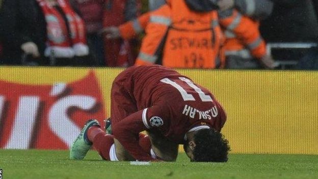 Mchezo bora katika mechi hiyo Mo Salah