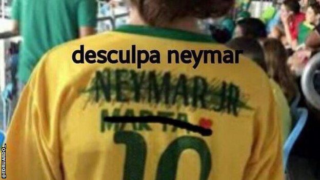 'Sorry Neymar'