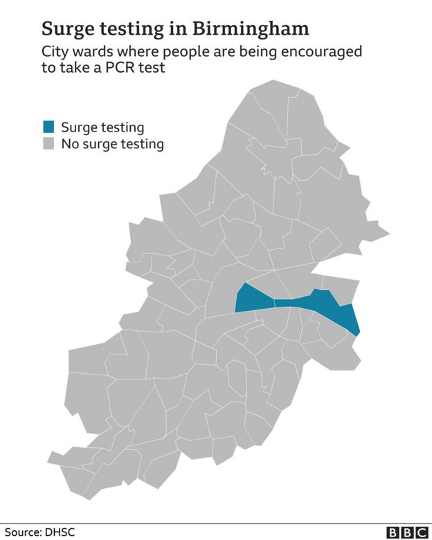 Covid South Africa variant found in Birmingham prompts extra testing
