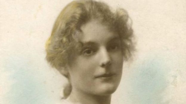 斯坦利的母親16歲時留影，1921年
