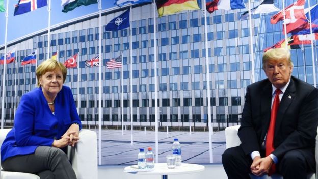 Merkel y Trump