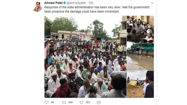 அகமத் படேலின் டிவிட்டர் பதிவு