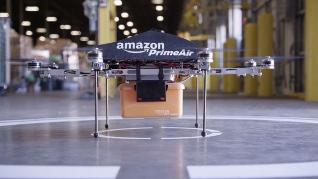 Un dron "Prime Air" de Amazon