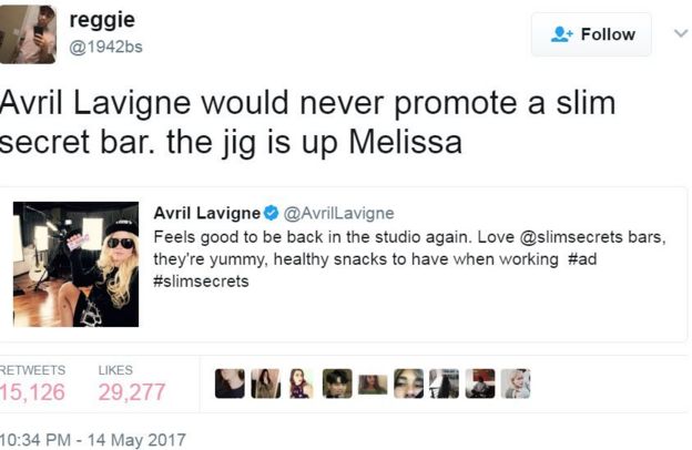 The Avril Lavigne Conspiracy Theory Returns Bbc News 