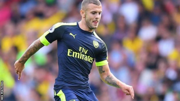 Jack Wilshere wa Arsenal anasakwa na West ham