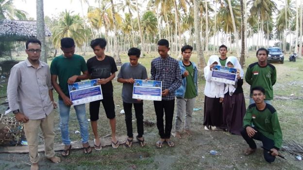 Anggota FPI Nagan Raya dan sejumlah anak muda yang kena razia.