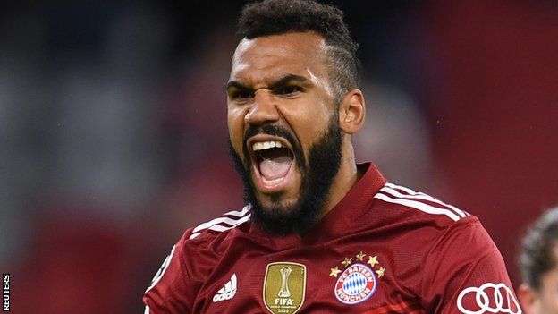 Eric Maxim Choupo-Moting in action for Bayern Munich