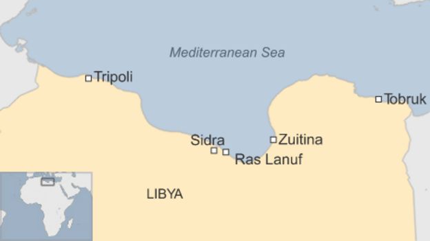 Libya: Fighting erupts near Ras Lanuf and Sidra oil terminals - BBC News