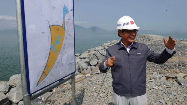 South Korean Kim Yong Moo, project manager of Da Phuoc International New Town, is developing on reclaimed land in central coastal city of Danang