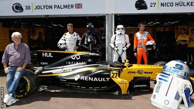 Renault team, Monaco 2017