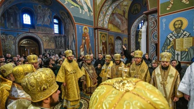 Перша літургія нової української церкви
