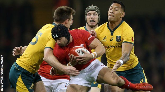 Wales full-back Leigh Halfpenny had an uncharacteristic off-day with the boot against Australia