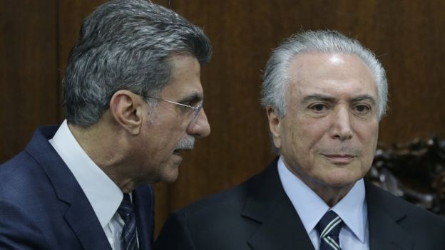 Romero Jucá y Michel Temer