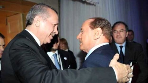 Recep Tayyip Erdoğan ve Silvio Berlusconi