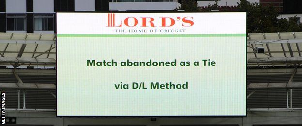 A scoreboard at Lord's