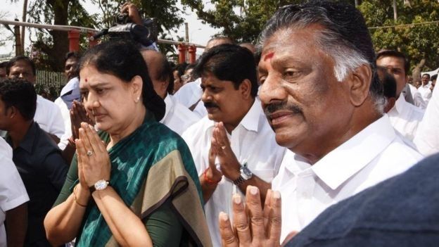சசிகலா மற்றும் பன்னீர்செல்வம்