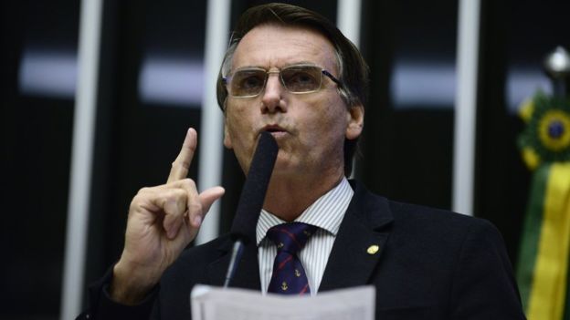 O deputado Jair Bolsonaro