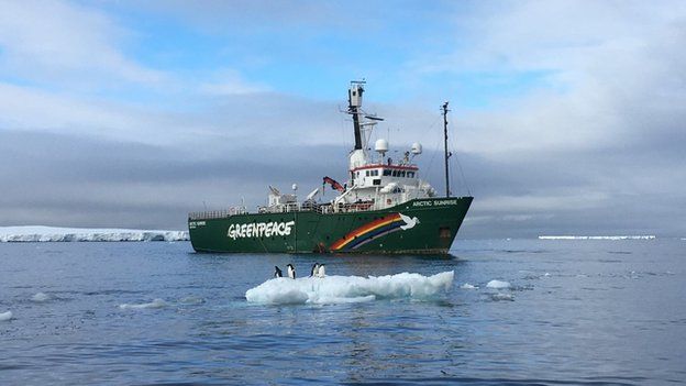 Greenpeace ship