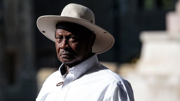 حض الرئيس الأوغندي، يوري موسفني