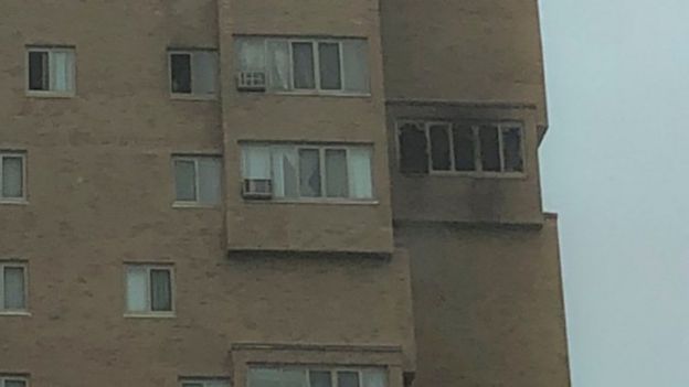 Dabaqa 14 waa goobta ay ku dhinteen afar kamid ah shanta qof.
