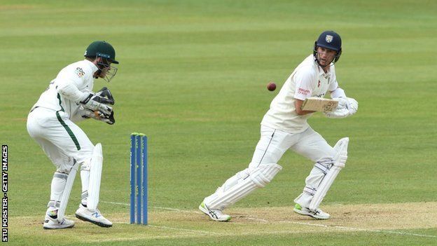 New Zealander Will Young's century was his second for Durham in as many matches