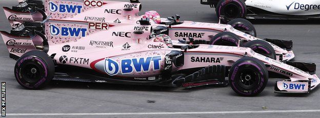 force india battle in Canada