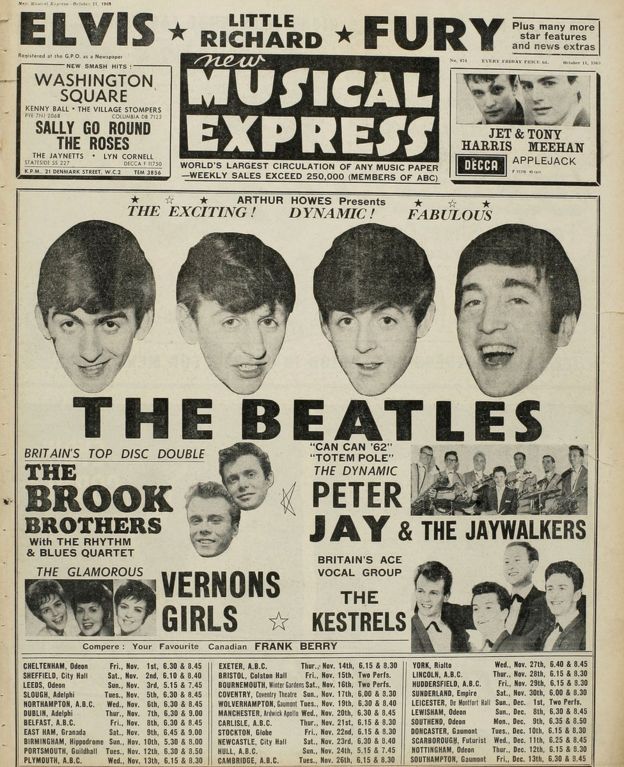 The Beatles' NME cover