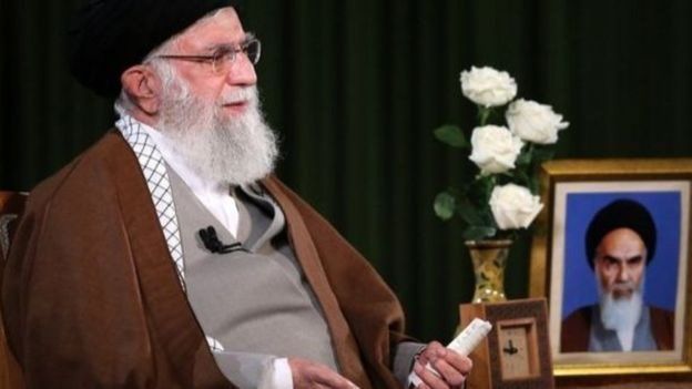 آیت‌الله خامنه‌ای گفت ایران از آمریکا برای مقابله با ویروس کرونا کمک نخواهد گرفت