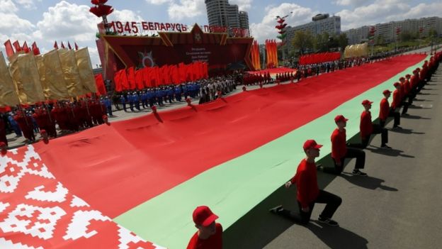 Victory Day parades went ahead in Minsk, Belarus