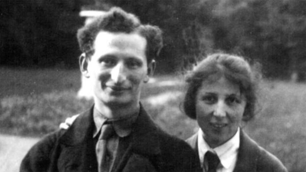 Yakov Rapoport e sua esposa