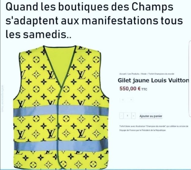 Meme critica diferenças sociais na França