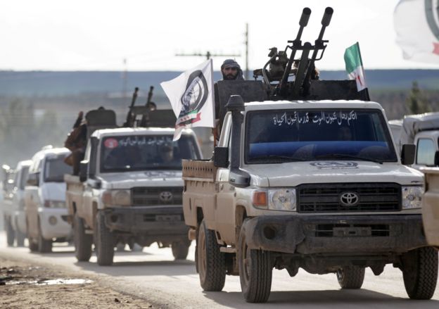 قوات من المعارضة السورية في ريف منبج