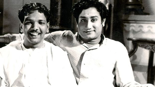 நடிகர் திலகம் சிவாஜி கணேசனுடன் மு.கருணாநிதி