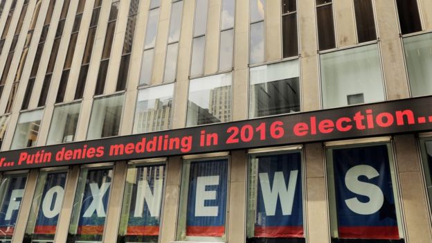 Edificio de Fox News en Nueva York, EE.UU.