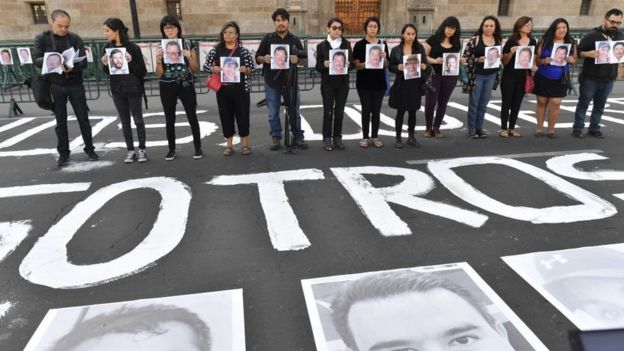 Más de una decena de periodistas fueron asesinados en México en 2017.