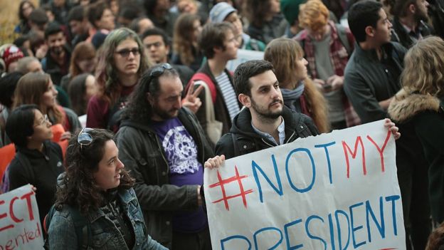 The Trump Resistance Movement Builds - BBC News