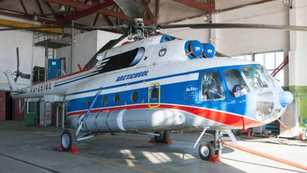 2011 இல் எடுக்கப்பட்ட எம்.ஐ 8ரக ஹெலிகாப்டரின் படம்