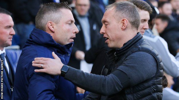 Cardiff City boss Neil Harris and Swansea City counterpart Steve Cooper are set to oversee training sessions for the first time since March