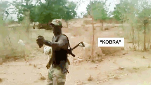 Videoda 'Kobra' adıyla çağrılan asker