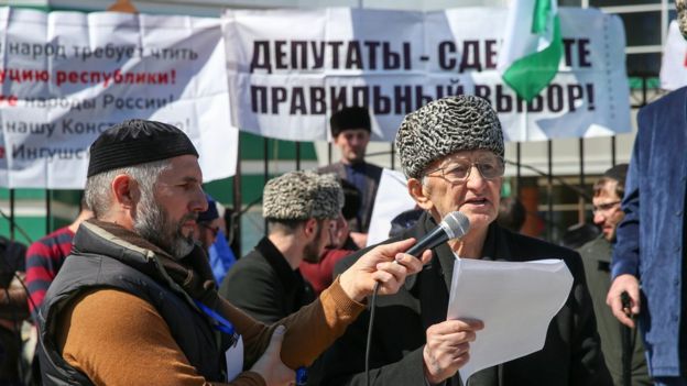 Митинги в Ингушетии