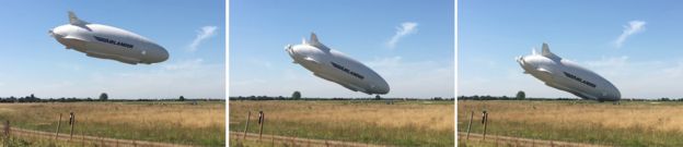 La caida del Airlander 10