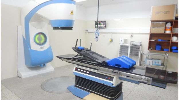 Uganda's only radiotherapy machin