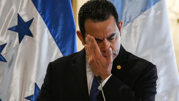 Jimmy Morales, presidente de Guatemala