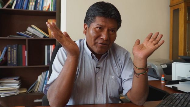 Víctor Hugo Vázquez, gobernador del departamento de Oruro