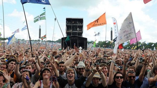 The Green Energy Powering Glastonbury 2023 - Including Arcadia - BBC News